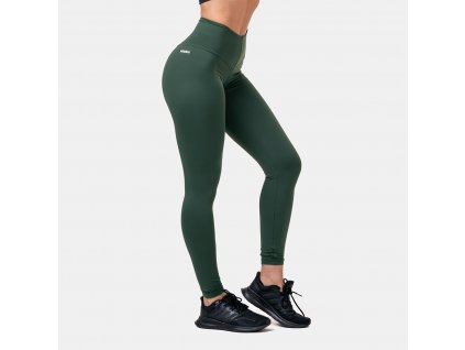 Dámské legíny Classic Hero High Waist Green - NEBBIA