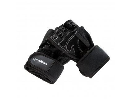 Fitness rukavice Wrap black - GymBeam