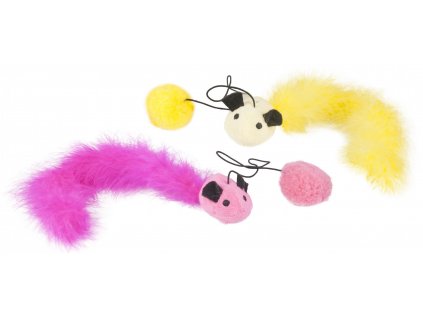 Flamingo Hracka pro kocky Mys s balonkem 60cm 0210201913165837803