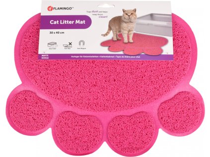 Flamingo Podlozka pred kocici toaletu PITOU fuchsiova 30x40cm 140320240843207216