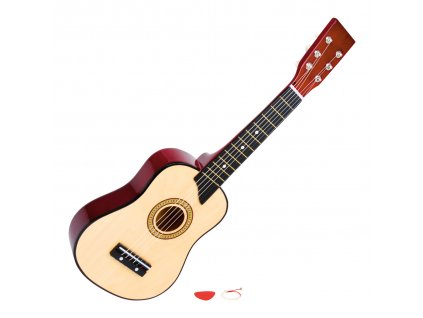 small foot Dětská hračka dřevěná kytara přírodní