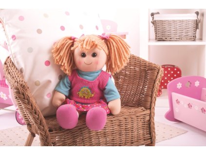 Bigjigs Toys Látková panenka Susie 38 cm