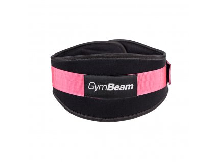 Fitness neoprenový opasek LIFT Black & Pink - GymBeam