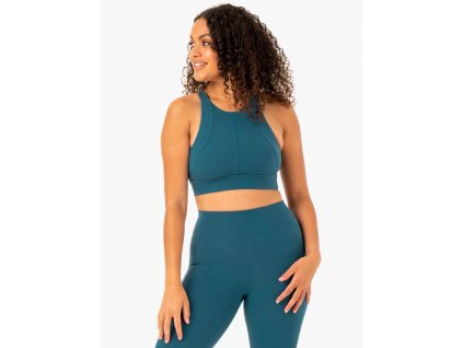 Sportovní podprsenka Reset High Impact Teal - Ryderwear