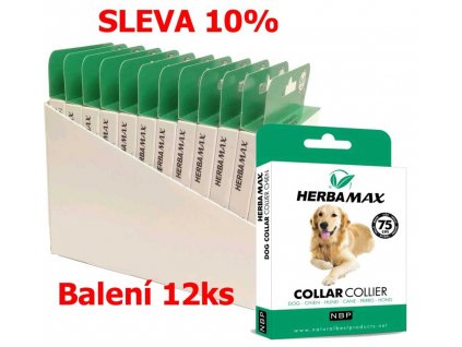 Herba Max Collar Dog repelentní obojek, pes 75 cm (12 ks) SLEVA 10 %