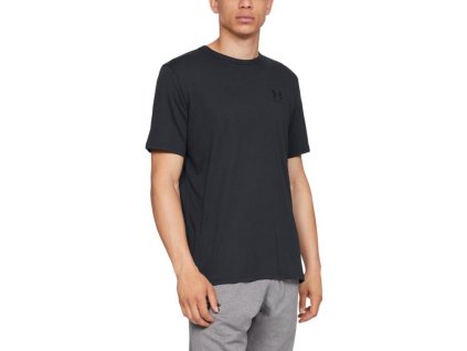 Tričko Sportstyle Left Chest SS Black - Under Armour