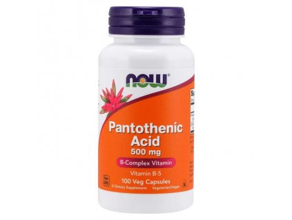 Kyselina panthotenová 500 mg - NOW Foods