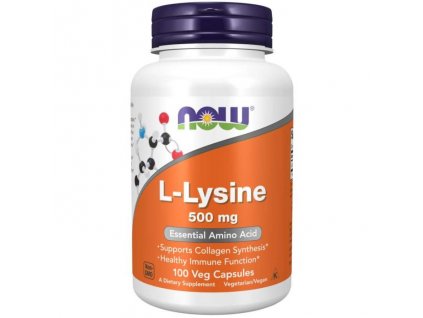 L-Lysin 500 mg Vegan kaps - NOW Foods