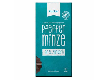 Veganská tmavá čokoláda s peprmintem - Xucker