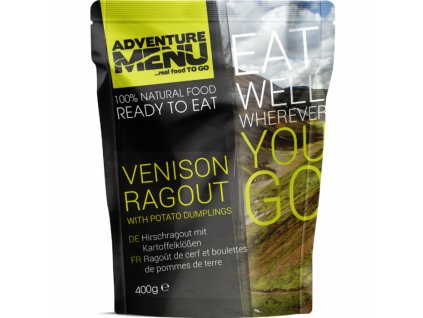 Jelení ragú s bramborovými haluškami - Adventure Menu