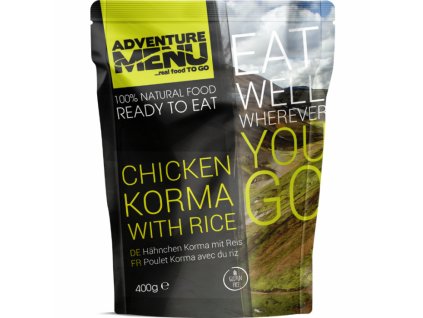 Kuře Korma s rýží - Adventure Menu