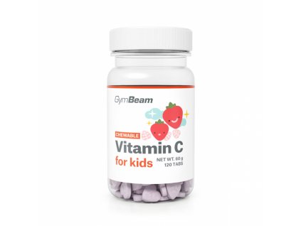 Vitamín C, tablety na cucání pro děti - GymBeam