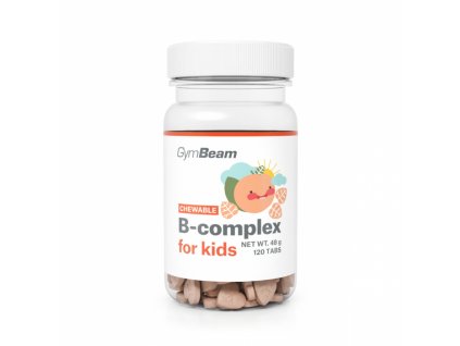 B-komplex, tablety na cucání pro děti - GymBeam