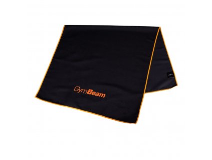 Sportovní rychleschnoucí ručník Black/Orange - GymBeam