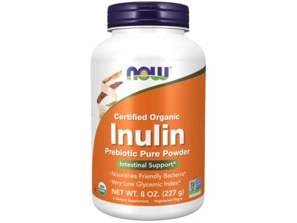 BIO Inulin prebiotická vláknina - NOW Foods