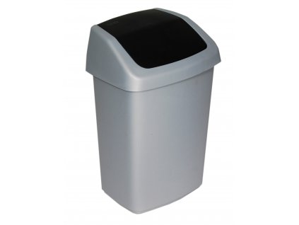 Curver Swing Top Odpadkovy kos 10l stribrna seda 0401202312131219813
