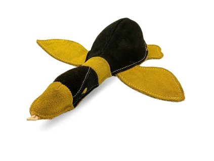 PafDog Kachna Doris Hracka pro psy z kuze a juty 30cm 2205202518545634546