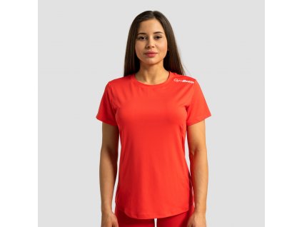 Dámské sportovní tričko Limitless Hot Red - GymBeam