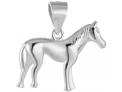 Beneto Stříbrný přívěsek Kůň AGH92