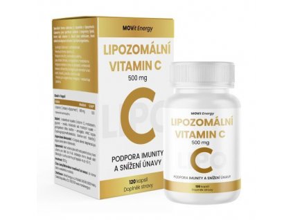 MOVit Energy Lipozomální Vitamin C 500 mg 120 kapslí