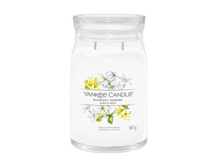 Yankee Candle Aromatická svíčka Signature sklo velké Midnight Jasmine 567 g