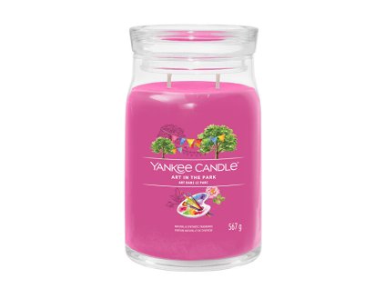 Yankee Candle Aromatická svíčka Signature sklo velké Art In the Park 567 g