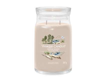 Yankee Candle Aromatická svíčka Signature sklo velké Seaside Woods 567 g