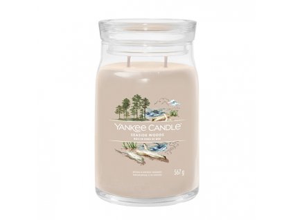 Yankee Candle Aromatická svíčka Signature sklo velké Seaside Woods 567 g