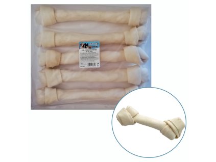 Uzel expandovaný bílý JUKO Snacks 41 cm (5 ks)