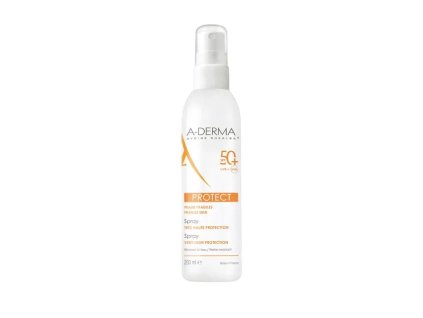 A-DERMA Sprej na opalování SPF 50+ (Protect Sun Spray) 200 ml