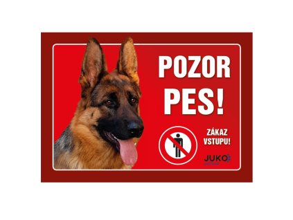 Cedulka Juko NĚMECKÝ OVČÁK