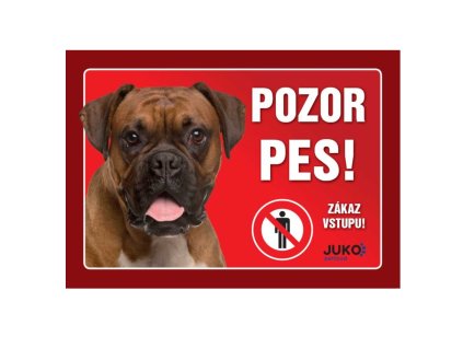 Cedulka Juko BOXER