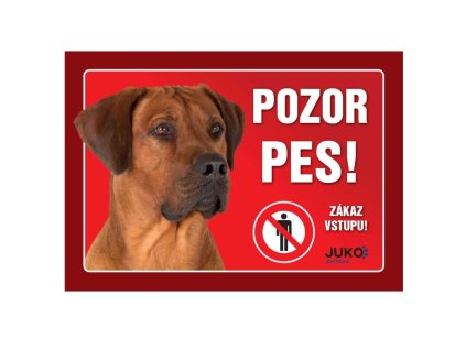 Cedulka Juko RHODÉSKÝ RIDGEBACK