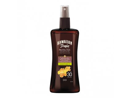 Hawaiian Tropic Suchý olej na opalování SPF 30 Protective (Dry Oil Spray) 200 ml