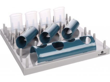 Flamingo Fumbo Interaktivni hracka pro kocky Seda modra 1206202310135968915