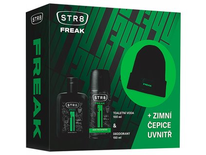 STR8 FR34K - EDT 100 ml + deodorant ve spreji 150 ml + čepice