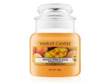 Yankee Candle Vonná svíčka Classic malá Mango Peach Salsa 104 g