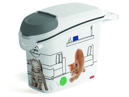 CURVER Kontejner na krmivo Vzor kocky 15l 6kg 0408202317160462745