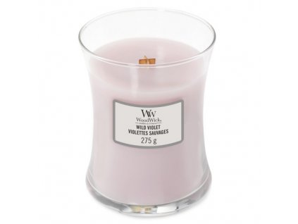 WoodWick Vonná svíčka váza Wild Violet 275 g