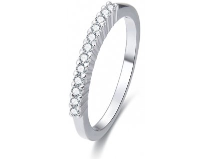 Beneto Stříbrný prsten s krystaly AGG187