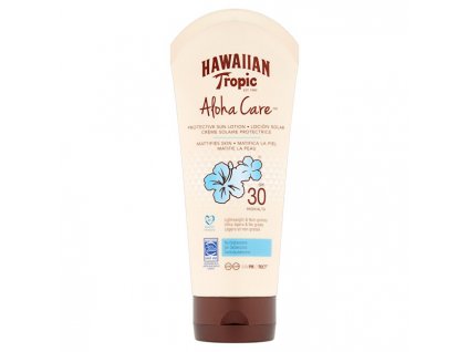 Hawaiian Tropic Opalovací mléko zmatňující SPF 30 Aloha Care (Protective Sun Lotion Mattifies Skin) 180 ml