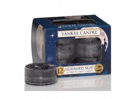 Yankee Candle Aromatické čajové svíčky Midsummer`s Night 12 x 9,8 g