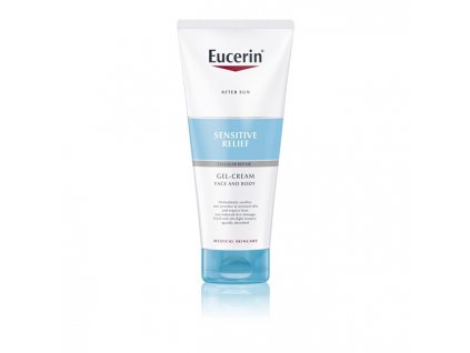 Eucerin Regenerační gelový krém po opalování Sensitive Relief (Gel-Cream Face and Body) 200 ml