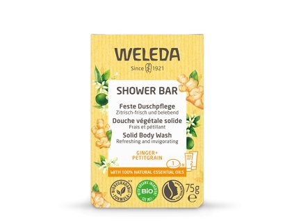 Weleda Citrusové osvěžující mýdlo Ginger + Petitgrain (Shower Bar) 75 g