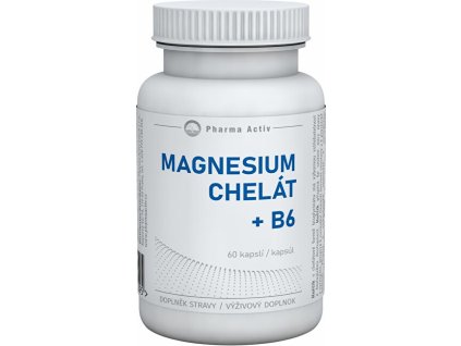 Pharma Activ Magnesium chelát + B6 60 kapslí