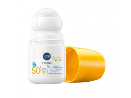 Nivea Opalovací mléko pro děti SPF 50+ (Sun Kids Protect & Sensitive Roll-On) 50 ml