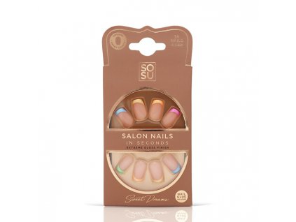 SOSU Cosmetics Umělé nehty Sweet Dreams (Salon Nails) 30 ks