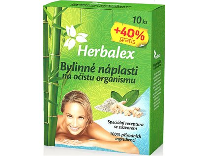 Herbamedicus Bylinné náplasti na očistu organismu 10+40% GRATIS 14 x 9 g