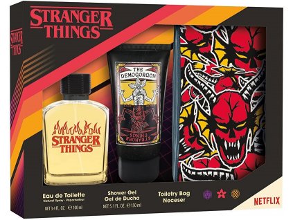 EP Line Stranger Things - EDT 100 ml + sprchový gel 150 ml + toaletní taška