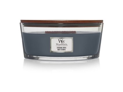 WoodWick Vonná svíčka loď Evening Onyx 453,6 g